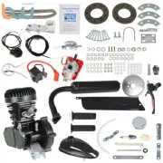 100cc Bicycle Motor Kit Bike Motorized 2-Stroke Petrol Gas Engine Set Black