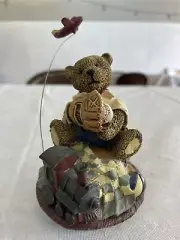 Vintage 1997 FIGI Story Time "Teddy N Toys" Moving Music Box - New Old Stock