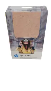 HP Sprocket Portable Printer, 2x3 Photo Printer Prints on Zink Paper, Blush Pink