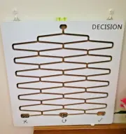 Wall Mounted Creative Decision Board Tool Helper Choice Maker Plinko Steel Balls