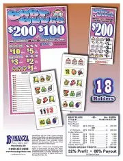 Pull Tab Ticket - Hard Card Tickets - Game - Baby Blues