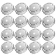 16Pcs Mason Jar Canning Cap, 70mm Regular Mouth Tin Plate Caps Inserts, Silver