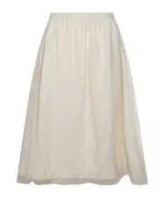 Fabiana Filippi Elasticated Waist Tulle Midi Skirt IT40,IT42,IT38 White