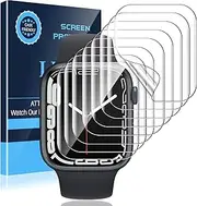 8 Pack LK Apple Watch Series 7 41mm Screen Protector, Compatible with Apple Watch 7 41mm & Apple Watch 40mm 6 5 4 SE, Self-Repair TPU Material, Anti-Scratch, Bubble-Free, Ultra-Thin, Touch-Sensitive