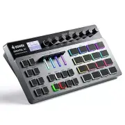 Donner Essential D1 Drum Machine - 12-Track Beat Maker, Touch Encoders, MIDI I/O