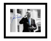Joe Biden 8x10 Autographed photo print Saluting commander in chief signed US