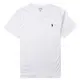 Polo Ralph Lauren 經典電繡小馬V領素面短袖T恤-白色