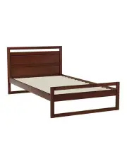 [Artiss] Witton Wooden Bed Frame King Single Size in Walnut