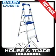 Bailey Twin Platform Stepladder 4 Step 135kg Aluminium FS14041
