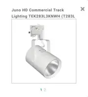 NEW Juno Trac-Master T283L TEK 30K 80CRI PDIM NFL WH (TEK283L3KNWH) Dimmable