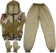 FOMIYES 2 Sets Beekeeping Suit Lightweight Camping Hunting Pants for Men Women