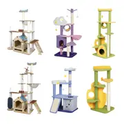 Pawz Cat Tree Scratching Post Scratcher Tower Wood Furniture Stand Condo House