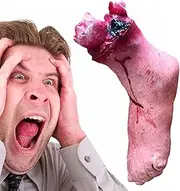 Halloween Bloody Arm | Scary Fake Bloody Broken Severed Hand with Realistic Appearance - Fake Hand Halloween Bloody Dead Props Fun for The Puchen