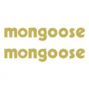 Mongoose seat decal ONE PIECE decal- Old school bmx