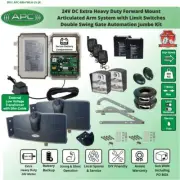 Articulated Arms Double Driveway Gate Opener External Transformer Jumbo Kit