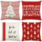 Christmas Decorative Pillow Cover Pillowcase Christmas Tree Cushion Cover
