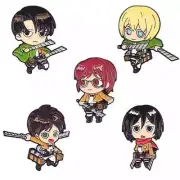 Attack on Titan Pin Anime Characters 5pcs/Sets Suits Brooches Badge Backpack