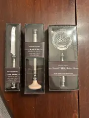 Classic Bar Knife, Strainer, & Muddler Kit