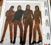 * LOVELY PANTS BURDA Sewing Pattern Sizes 8-10-12-14-16-18-20-22 UNCUT