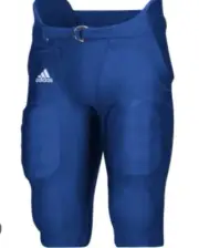 ADIDAS Mens CLIMALITE PRO Stretch Integrated Padded Football Pants Blue Large