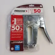 ARROW FASTENER T50M STAINLESS STEEL HEAVY DUTY STAPLE GUN STAPLER TACKER