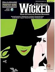 Hal Leonard Wicked Piano Play-Along Volume 46 Book