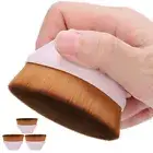 3pcs Liquid Foundation Brushes Flat Blush Brushes Brushes(Pink ) AU