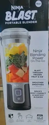 ninja blast portable blender Cord Free 16 0z Bc100bk