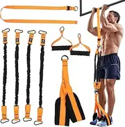 Pull Up Assistance Bands Heavy Duty Resistance Band for Pull Up Bar Adjustable Weight with Footrest for Strength Training