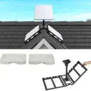 Starlink Roof Ridge Mount for Starlink Gen 3 Includes 2 Counterweight Boxes