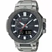 Casio PRX-8001YT-7JF PRO TREK MANASLU Radio Wave Solar Men's Silver NEW