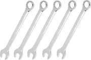 5Pcs 22mm Ratchet Wrench Chrome Vanadium Steel Dual Purpose Open Box Spanner