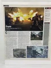 Crysis Video Game Preview Old promo Magazine Article / Ad Page
