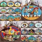 Toy Story Room Floor Mat Circle Round Carpet Anti-slip Chair Rug Mat Gift