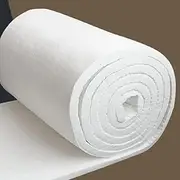 WMEIE Ceramic Fiber Blanket, 2300F High-Temperature Resistance Fireproof Insulation Blanket For Wood Stoves Pizza Ovens Kilns Forges Fireplaces (Color : White 0.61x1m, Size : 40mm)