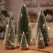Christmas Mini Tree Snow Frost Cedar Pine Ornaments Xmas Tree Décor Gift New