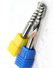 10pcs 2.5*12mm single flute spiral CNC router bits Φ3.175mm [SN3]