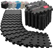 Interlocking EVA Foam Gym Flooring Set 18pc Puzzle Mats for Home Fitness