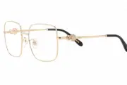 Chopard Demo Square Ladies Eyeglasses VCHF99G 08FC 56 Gold Optical Frame