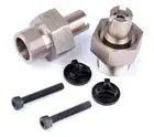 Alloy Front Wheel Axle 2pc for 1/5 HPI RV ROFUN Kingmotor BAJA 5SC
