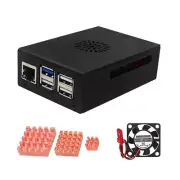 For Orang Pi 5 Pro Case Metal with Cooling Fan Aluminum Alloy Heatsink 9662