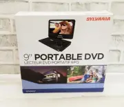9" Portable DVD player Sylvania SDVD9327 with Case NEW