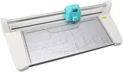 Paper Cutter, Paper Trimmer Scrapbooking Tool,Multi Purpose Rotary Ergonomic Scale Line with 4 Blades Paper Trimmer for Cutting Photo Paper Cardstock Paper