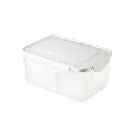 2Pcs New Refrigerator Food Storage Containers with Lids Kitchen Storage Seal Tank Plastic Separate Vegetable Fruit Fresh Box