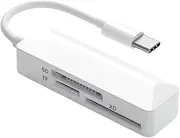 Snblzhef Universal USB C Card Reader - SD, TF High Speed Memory Converter for Smartphone and Laptop