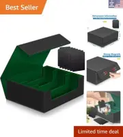 Card Deck Case for 1800+ Sleeved Cards - MTG, TCG & Sports Compatible