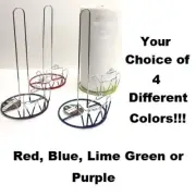 Wire Paper Towel Holder Kitchen Non Slip Stand Counter Home Office Tea Kettle