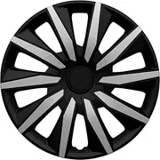AUTO-STYLE AutoStyle Set Wheel Covers Decente 16-inch Silver/Black