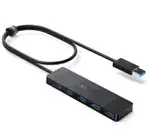 [現貨4組出清DD] ANKER A7516 4端口 USB 3.0 HUB 集線器 線60CM 5GBPS 適 MACBOOK IMAC SURFACE PRO USB-A接口_PP5