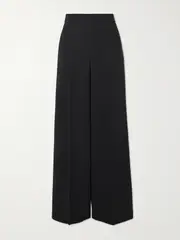 [Joseph] Joseph - Alane Pleated Cady Wide-leg Pants - Black - FR 32 FR 32 Black
